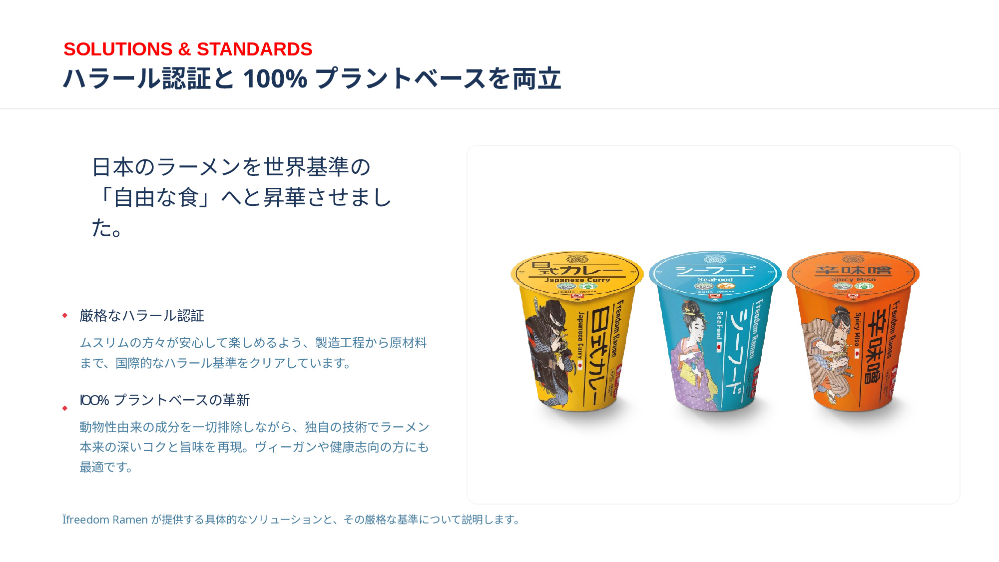 SOLUTIONS & STANDARDS
